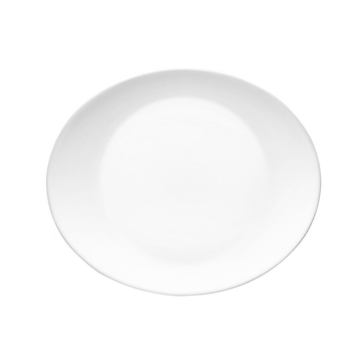 Чиния за стек Bormioli Rocco White Moon Ronda, 32 x 26см