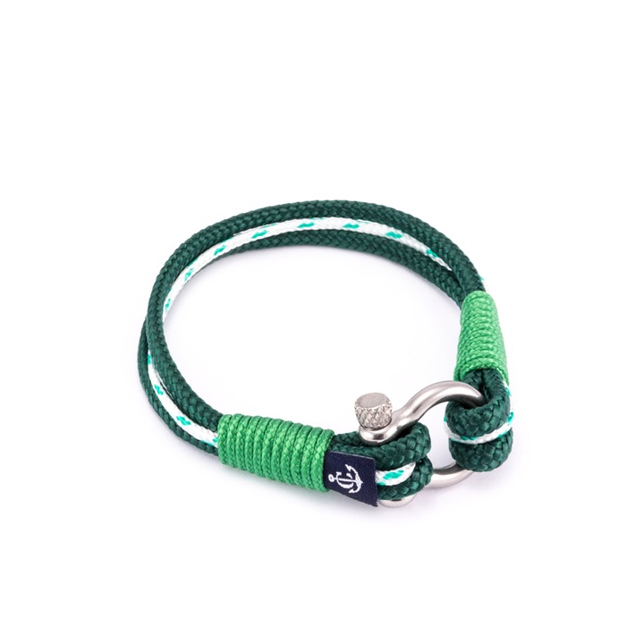Bratara Alba/Verde pentru barbati Constantin Nautics 4009 - S