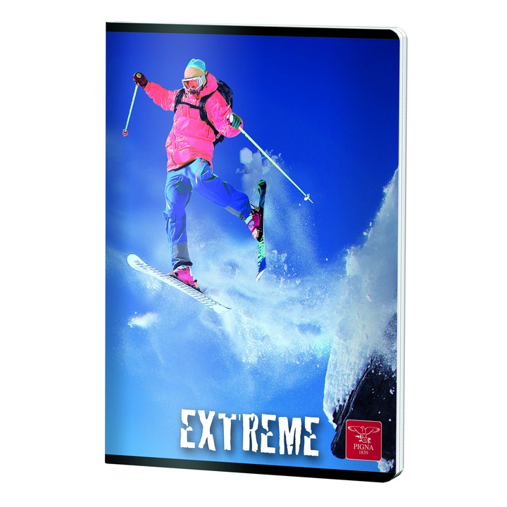 Caiet Pigna Clasic A5 Extreme Sky, Capsat, Velin, 48 file
