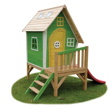 Casuta gradina pentru copii lemn EXIT Fantasia 300 Green Casuta gradina pentru copii lemn EXIT Fantasia 300 Green