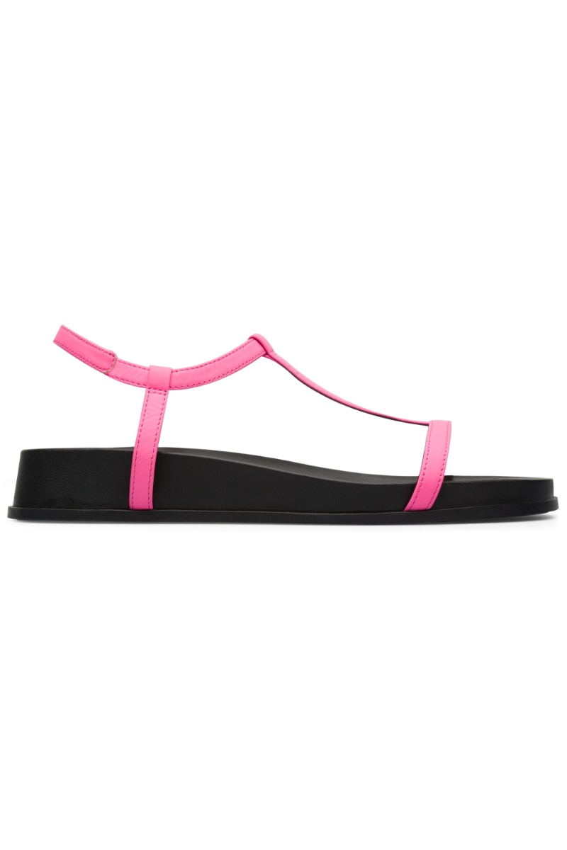 Sandale dama Atonika, Piele naturala, Roz, Roz