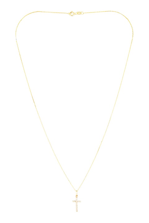 L'Instant D'or, 9 karátos aranybevonatú medál cirkóniával, Aranyszín