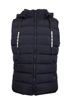 Vesta matlasata dama, UNIVERS FASHION, gluga detasabila, culoare albastru Vesta matlasata dama, UNIVERS FASHION, gluga detasabila, culoare albastru