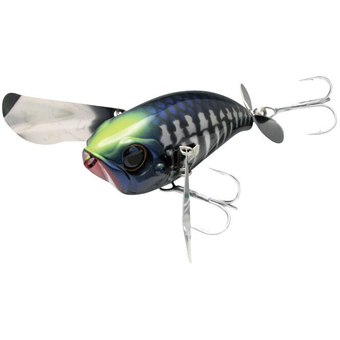 Vobler Jackall Pompadour 7.9cm 22g Black Bone Negru
