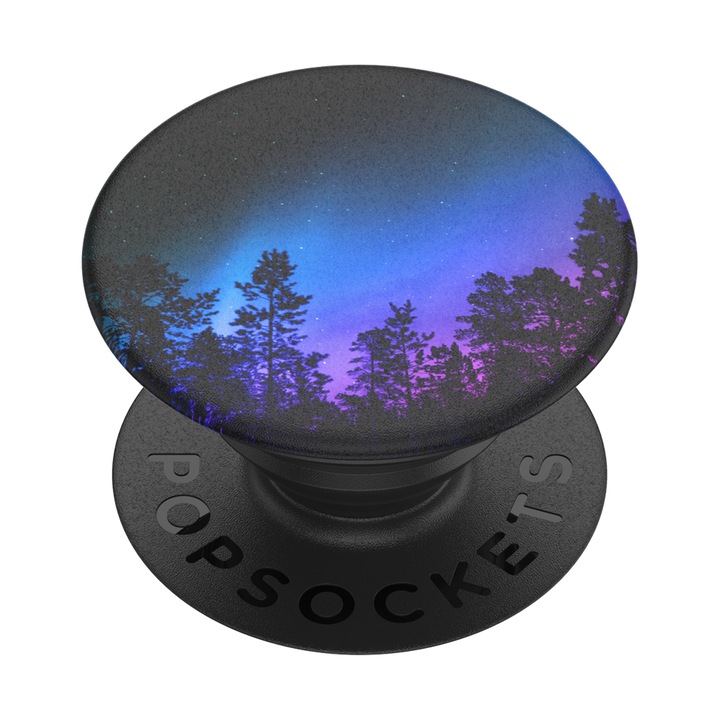 Univerzális telefonra szerelhető támaszték Popsockets, PopGrip Aurora Woods, ujjtámasz