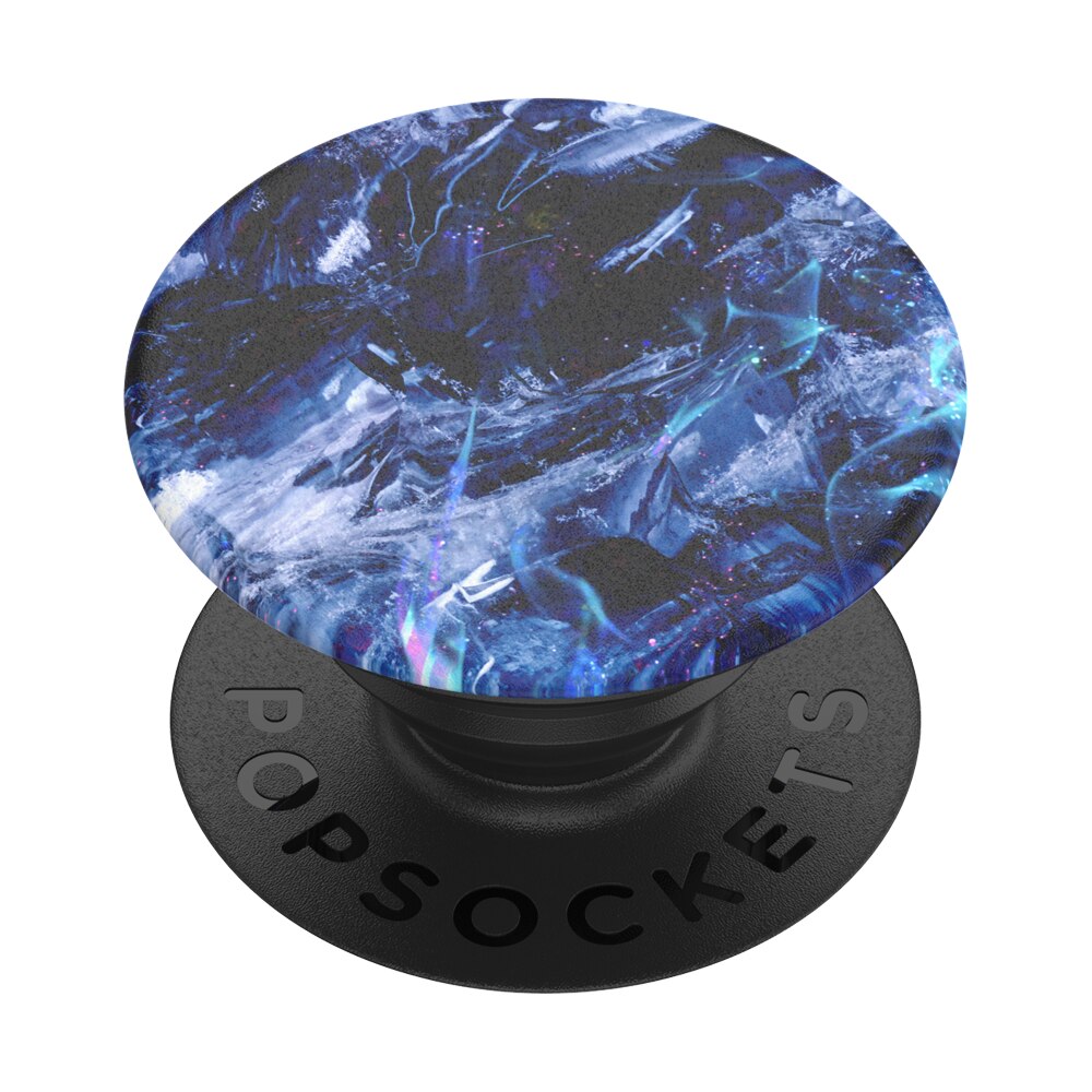 Suport universal de telefon si tableta PopSockets® ,accesoriu PopGrip Black Ice