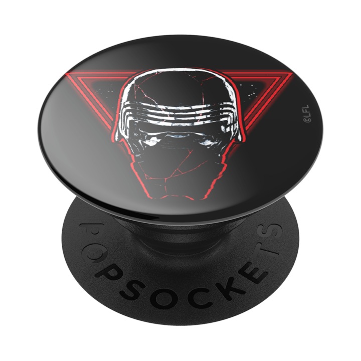 PopSockets telefon és táblagép tartozék, PopGrip tartó tartós rögzítéssel, Kylo Ren (fényes)