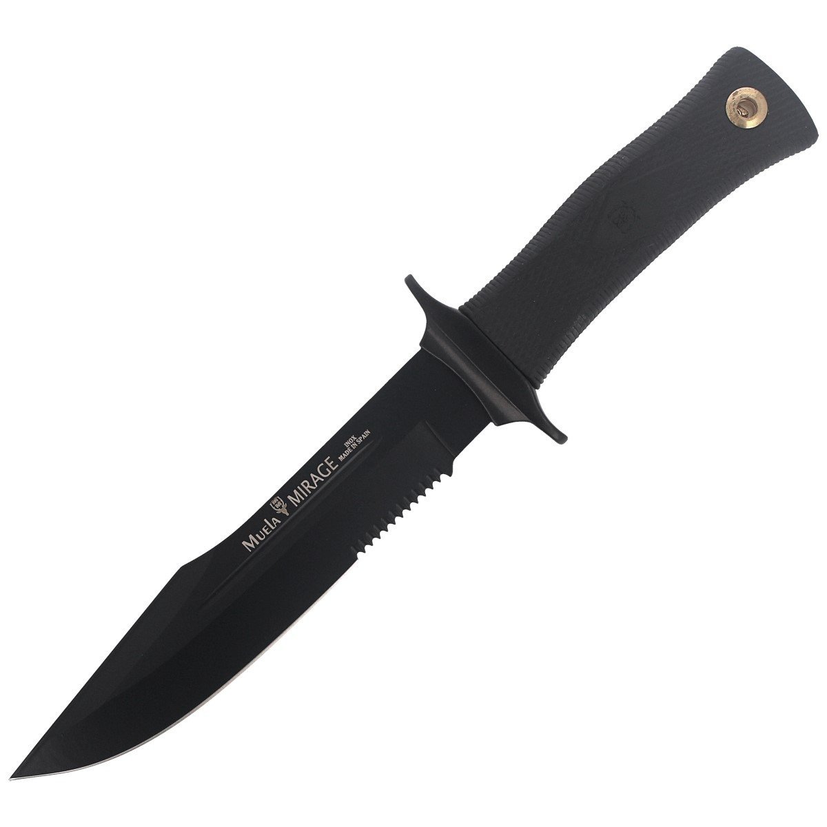 Cutit Muela MIRAGE-18 Tactical, Otel inoxidabil, 18 cm, Negru