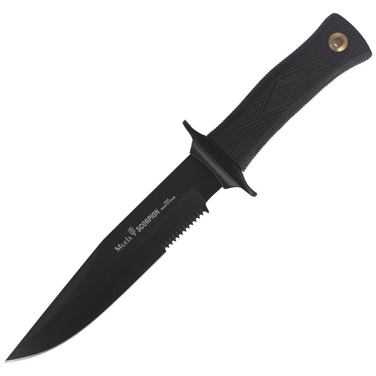 Cutit Muela Tactical SCORPION-18N, Otel inoxidabil, 18 cm, Negru