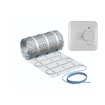 Pachet covor incalzire in pardoseala cu termostat si senzor pardoseala incluse 2 mp 300 W Pachet covor incalzire in pardoseala cu termostat si senzor pardoseala incluse 2 mp 300 W