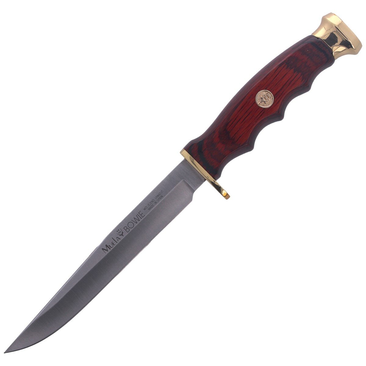 Cutit de vanatoare Muela BWF-14, Otel inoxidabil, 13.5 cm, Maro