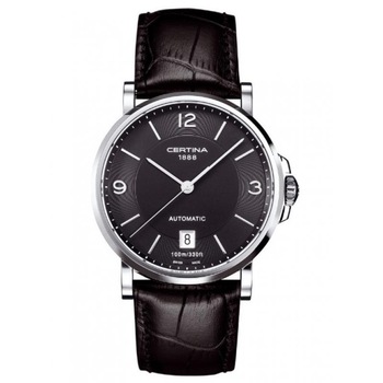 Ceas barbati Certina DS Caimano Automatic C017.407.16.057.01, Otel inoxidabil/Piele, 10 ATM, Negru Ceas barbati Certina DS Caimano Automatic C017.407.16.057.01, Otel inoxidabil/Piele, 10 ATM, Negru