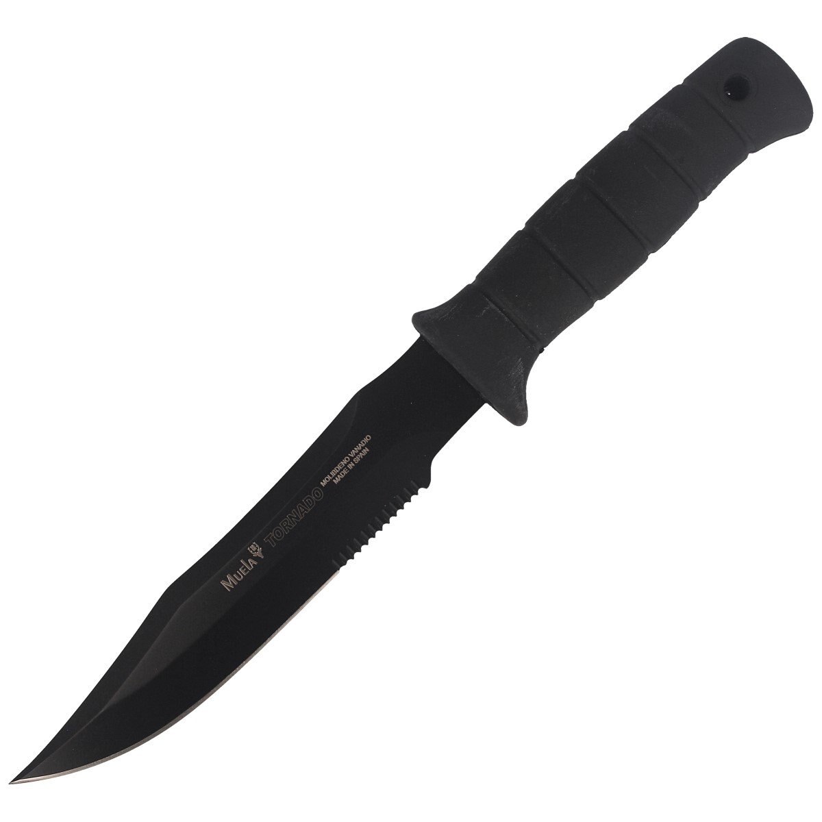 Cutit Muela Tactical TORNADO-18N, Otel inoxidabil, 18 cm, Negru
