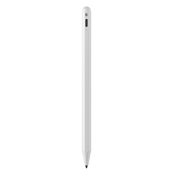 Pix profesional pentru iPad modele 2018-2020, SwitchEasy EasyPencil Pro port USB-C, alb