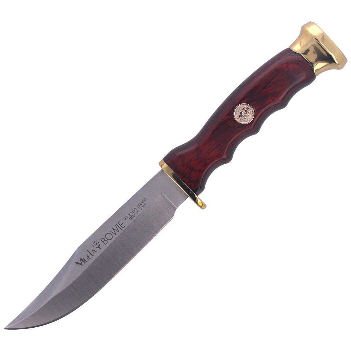 Cutit de vanatoare Muela BWF-10 Bowie Pakkawood, Otel inoxidabil, 10 cm, Maro