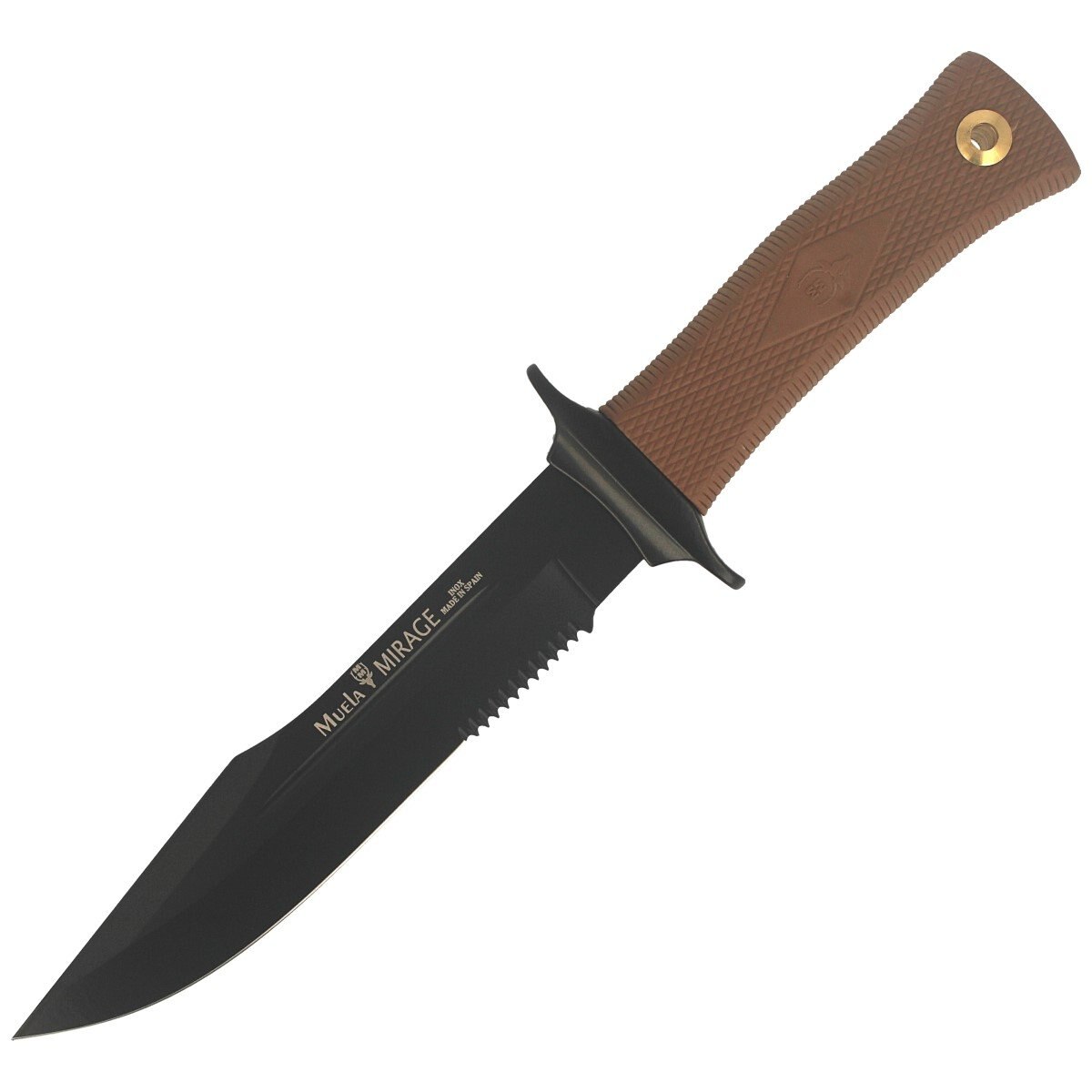 Cutit Muela Tactical MIRAGE 18-N, Otel inoxidabil, 18 cm, Maro/Negru