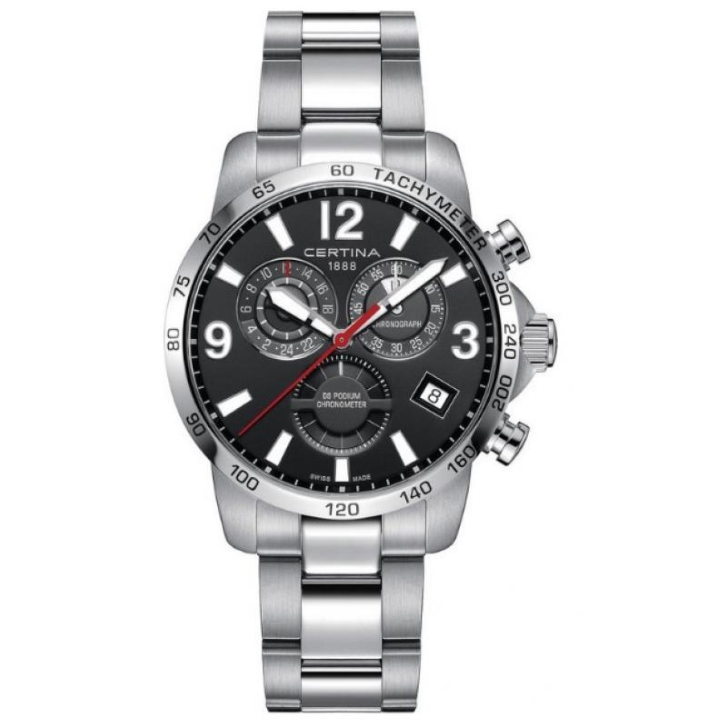 Ceas barbati Certina DS Podium Chronometer C034.654.11.057.00, Otel inoxidabil, 10 ATM, Argintiu