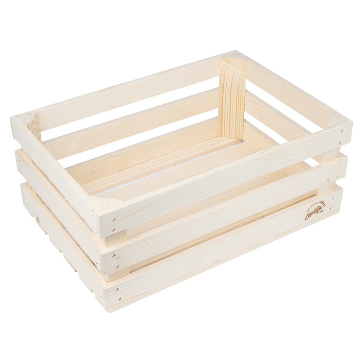 Ladita Lemn Brut de Rasinoase 35x25x14 cm Dragobete