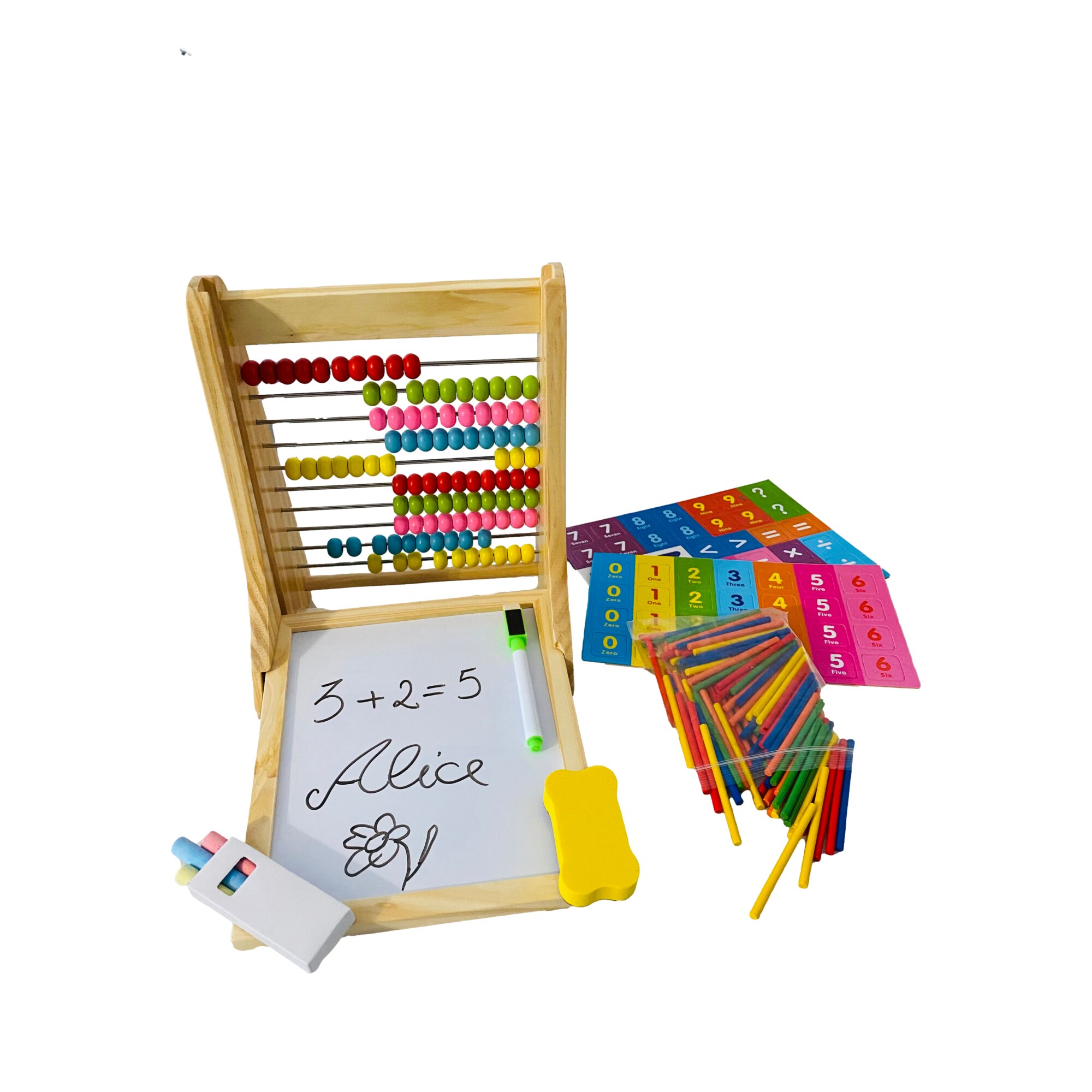 Numaratoare Abac cu tablita magnetica, Unitoys
