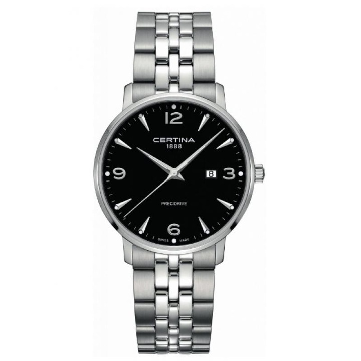 Мъжки часовник Certina DS Caimano Precidrive C035.410.11.057.00, Неръждаема стомана, 10 ATM, Сребрист