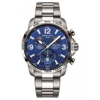 Ceas barbati Certina DS Podium Big Size Chronograph Titanium C001.647.44.047.00, Titan, 20 ATM, Argintiu Ceas barbati Certina DS Podium Big Size Chronograph Titanium C001.647.44.047.00, Titan, 20 ATM, Argintiu