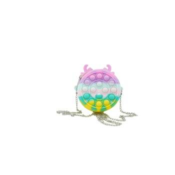 Jucarie antistres din silicon Flippy, Pop it Now and Flip It ,Mini Geanta, Ren, 6 cm, Macarons Jucarie antistres din silicon Flippy, Pop it Now and Flip It ,Mini Geanta, Ren, 6 cm, Macarons