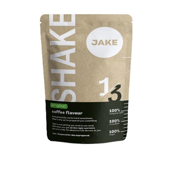 Shake proteic Jake Original Coffee, 80 de Portii x 163 g