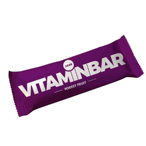 Baton proteic Jake Vitaminbar Forest Fruit, 20 de Portii x 85 g