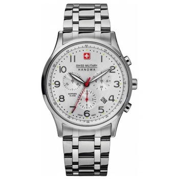 Ceas pentru barbati Swiss Military Hanowa Patriot Chrono, Argintiu Ceas pentru barbati Swiss Military Hanowa Patriot Chrono, Argintiu