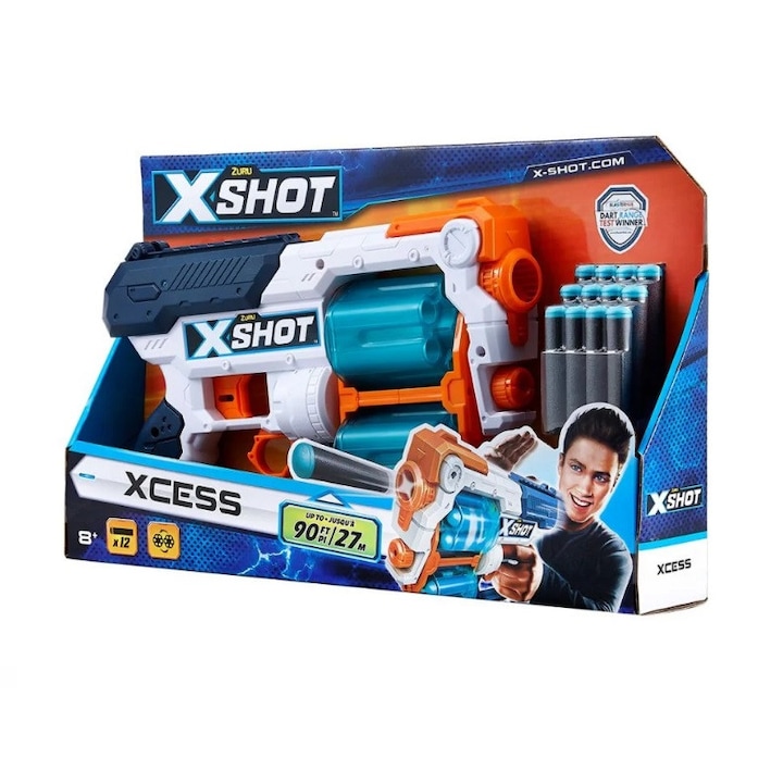 Пистолет играчка XShot Excel Xcess Tk12