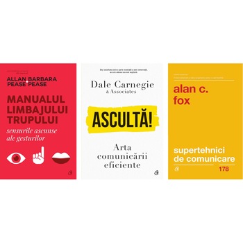 Pachet Arta comunicarii eficiente, 3 carti Pachet Arta comunicarii eficiente, 3 carti