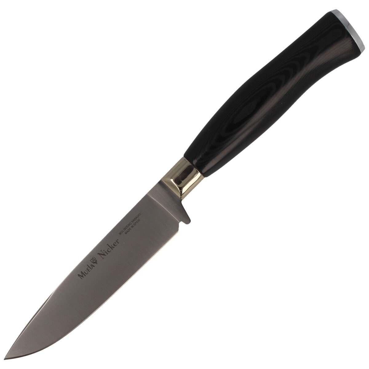 Cutit Muela NICKER-11M Skinner Next Vista Camo, Otel inoxidabil, 12 cm, Negru