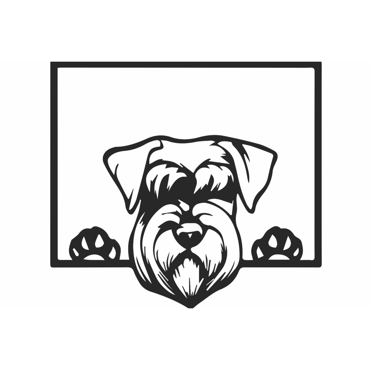 Decor perete Personalizabil Catel in Rama din lemn 31 cm x 29 cm