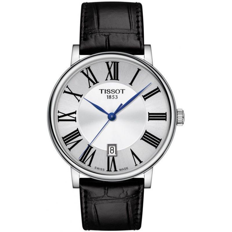 Ceas pentru barbati Tissot Carson Premium Quartz, Curea din Piele, Negru
