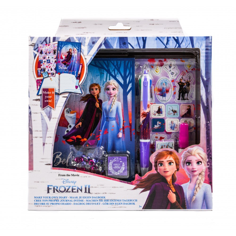 Jurnal cu accesorii pentru copii model frozen 2
