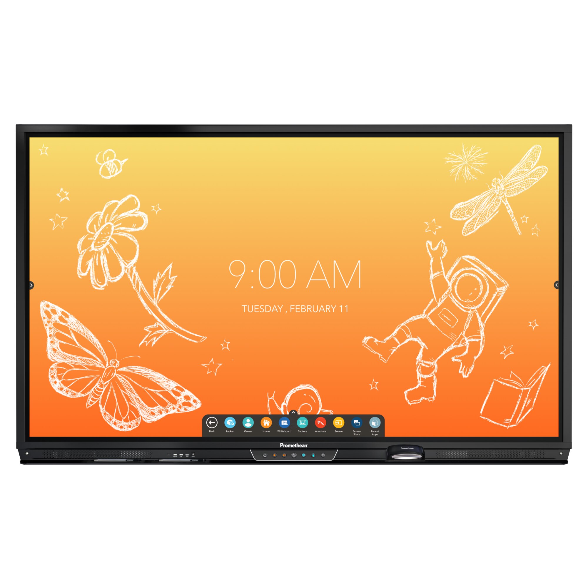 Display interactiv Promethean Titanium 70 inch (177 cm), 4K UHD