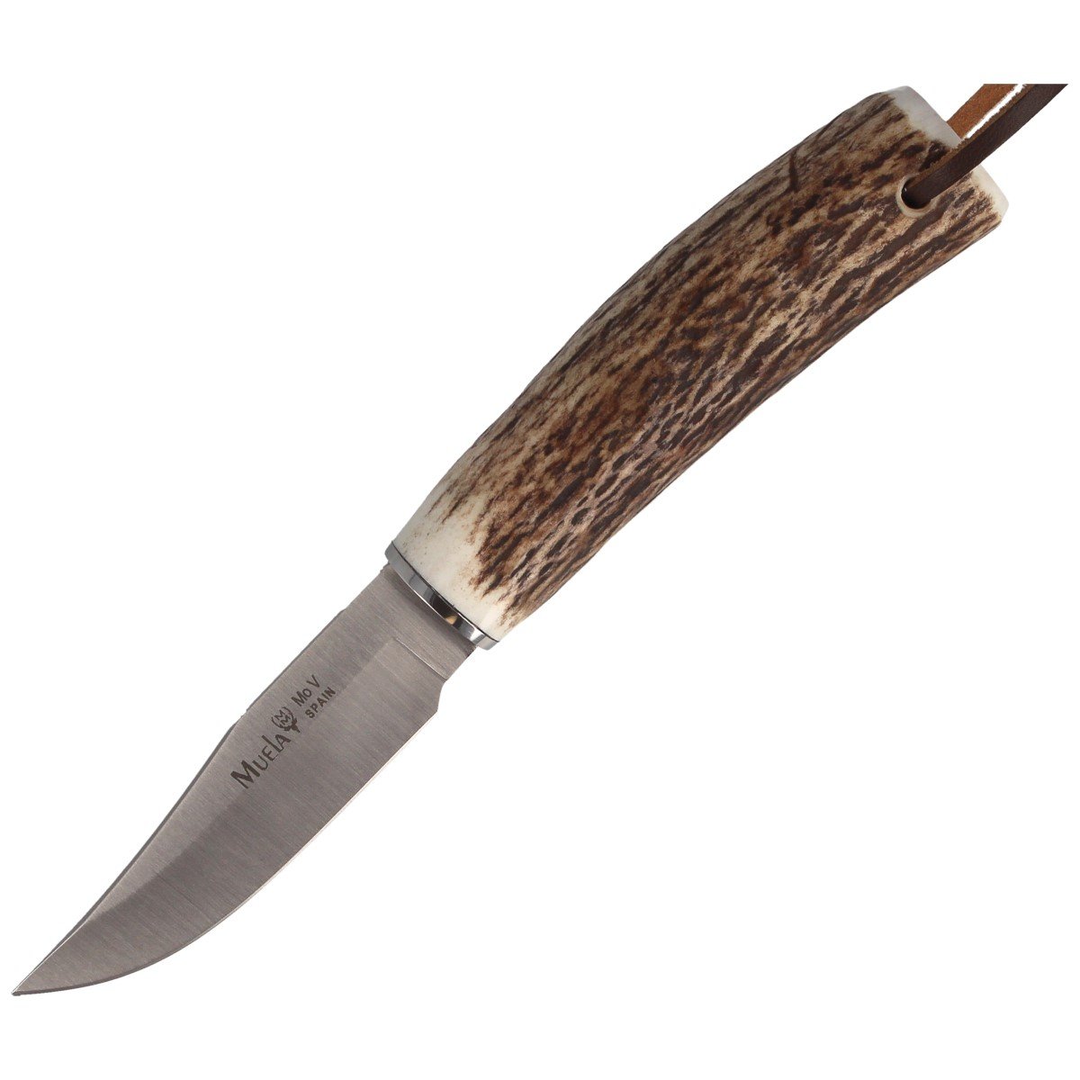Cutit Muela MN-8A Hidden Tang, Otel inoxidabil, 8 cm, Maro/Gri