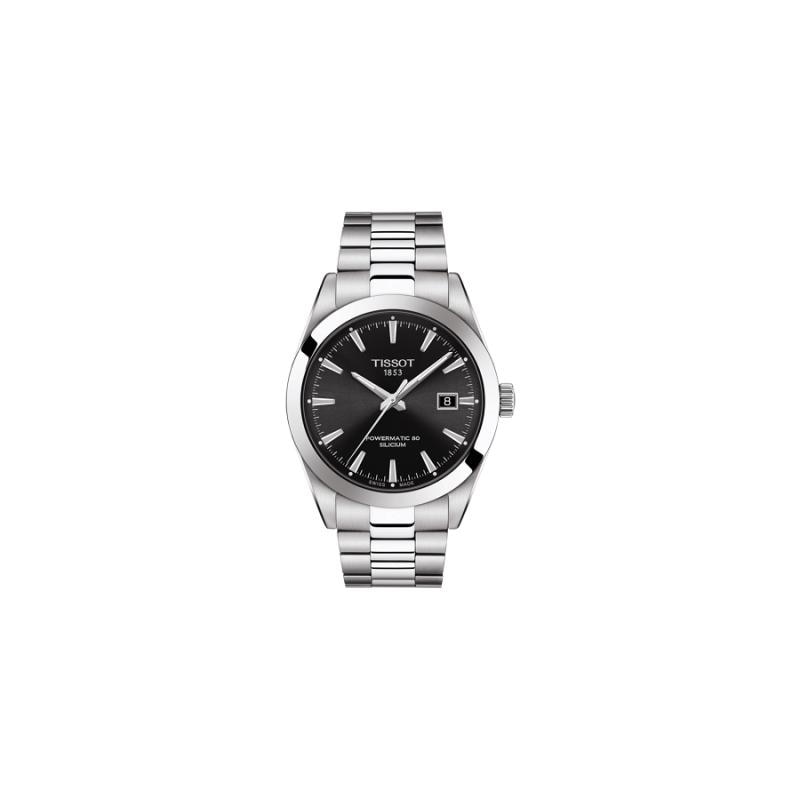 Ceas pentru barbati Tissot Gentleman Automatic Silicium, Argintiu