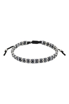 Rockstone, Bratara dubla cu margele, Gri Rockstone, Bratara dubla cu margele, Gri