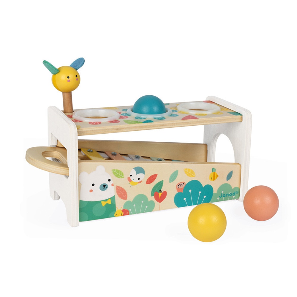 Jucarie de lovit, Janod, cu xilofon, din lemn