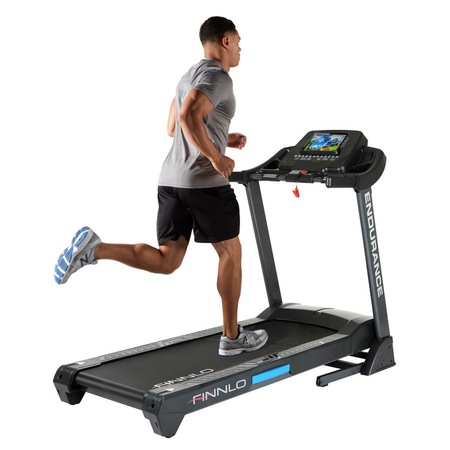 Banda alergare Finnlo Endurance BT, motor 2.5 CP/ 6.5 CP varf, viteza 1-22 km/h, Bluetooth + App, greutate maxima utilizator 150 kg