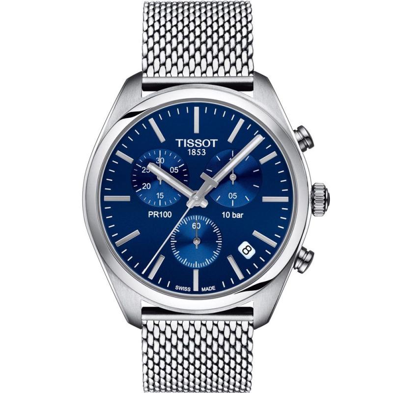 Ceas pentru barbati Tissot PR 100 Chronograph, Argintiu