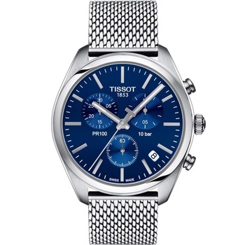 Ceas pentru barbati Tissot PR 100 Chronograph, Argintiu Ceas pentru barbati Tissot PR 100 Chronograph, Argintiu