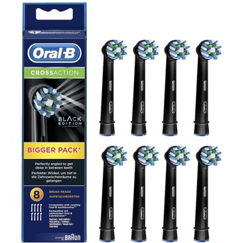 Set 8 rezerve periuta electrica Oral-B EB50BK-8 Cross Action Black edition Set 8 rezerve periuta electrica Oral-B EB50BK-8 Cross Action Black edition