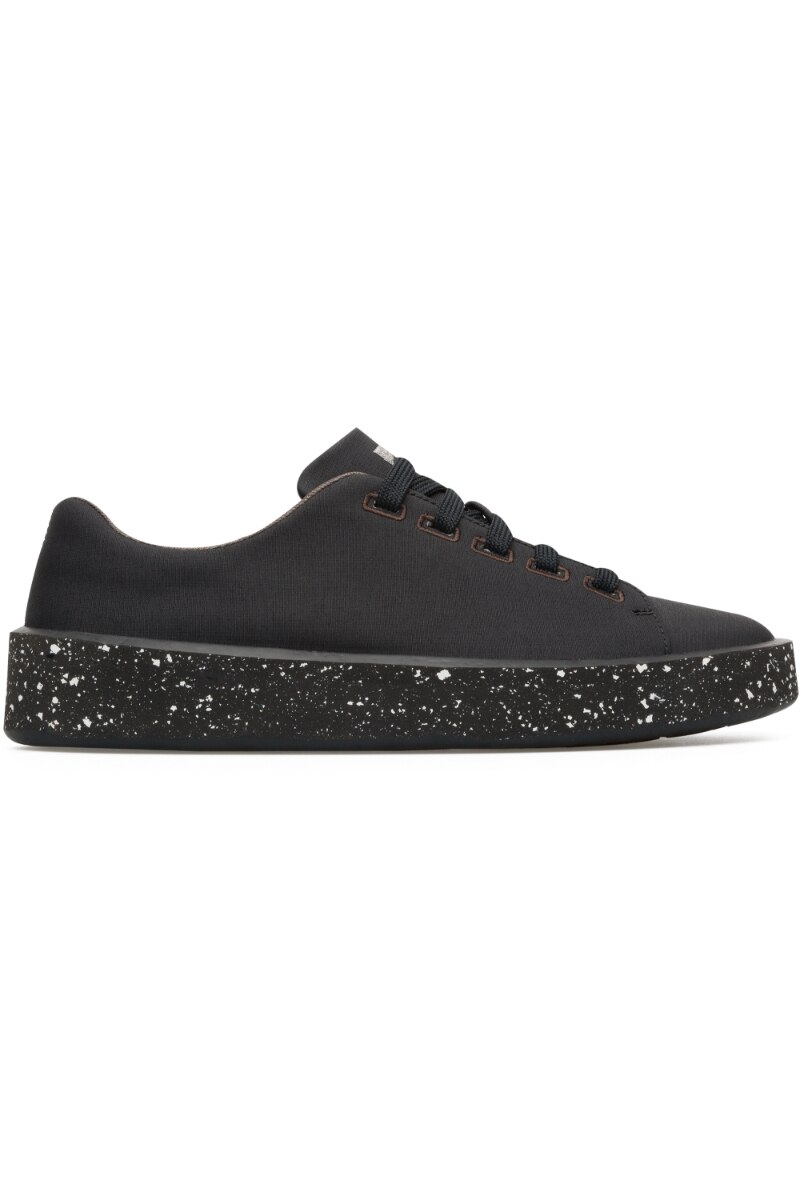 Pantofi sport Camper Courb, Textil, Negru/Alb, Negru/Alb