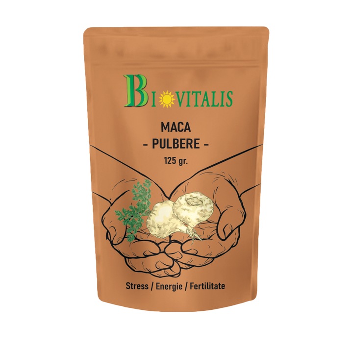 Pulbere de Maca, Biovitalis 125 gr