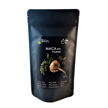 Pulbere de Maca, Atelier, Raw Vegan,125 grame Pulbere de Maca, Atelier, Raw Vegan,125 grame