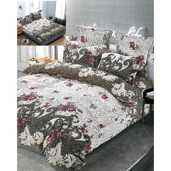 Lenjerie de Pat Cocolino cu Elastic, 2 Fete, 6 Piese, Pat 2 Persoane, Cosmina, LCT-27 Lenjerie de Pat Cocolino cu Elastic, 2 Fete, 6 Piese, Pat 2 Persoane, Cosmina, LCT-27