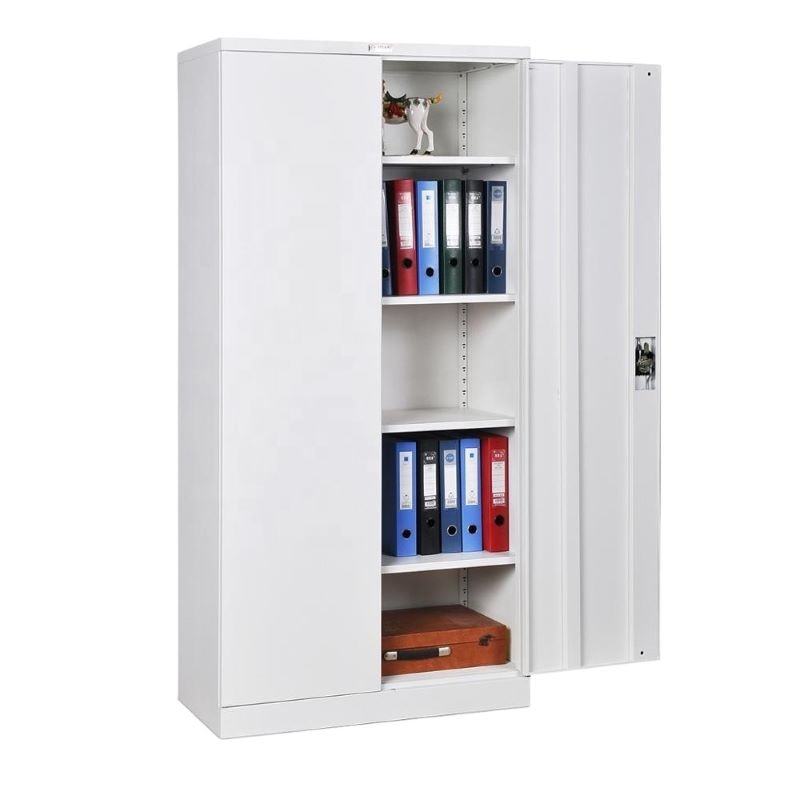 Fiset metalic cu 2 usi si 4 polite 40kg/polita 800x350x1800mm A152