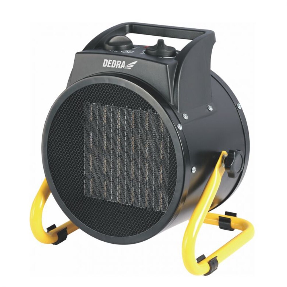 Aeroterma electrica Dedra DED9932C, 3 trepte, flux aer 588 mc/h, putere 5000 W